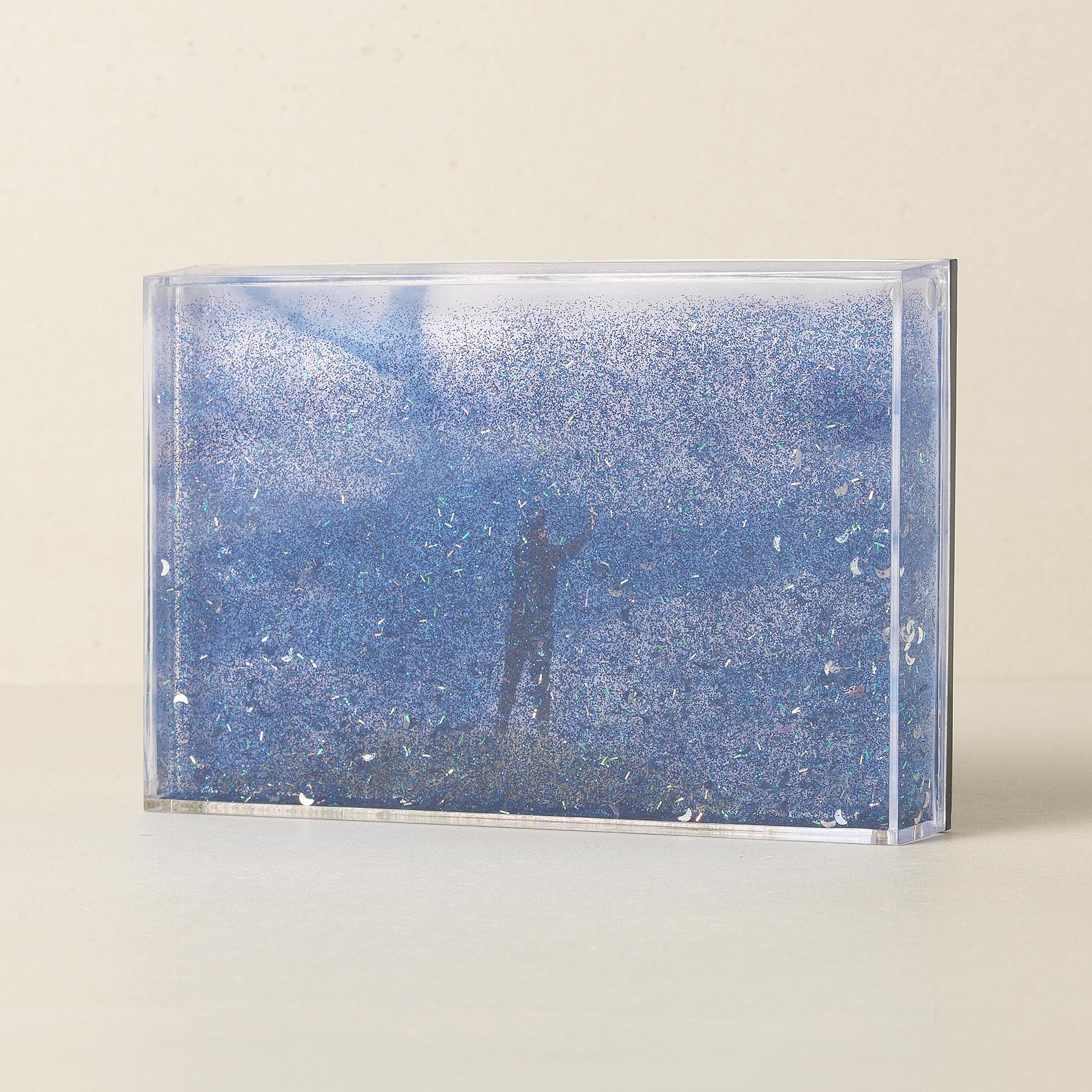 WB-1006 - RECTANGLE GLITTER FRAME COLOUR