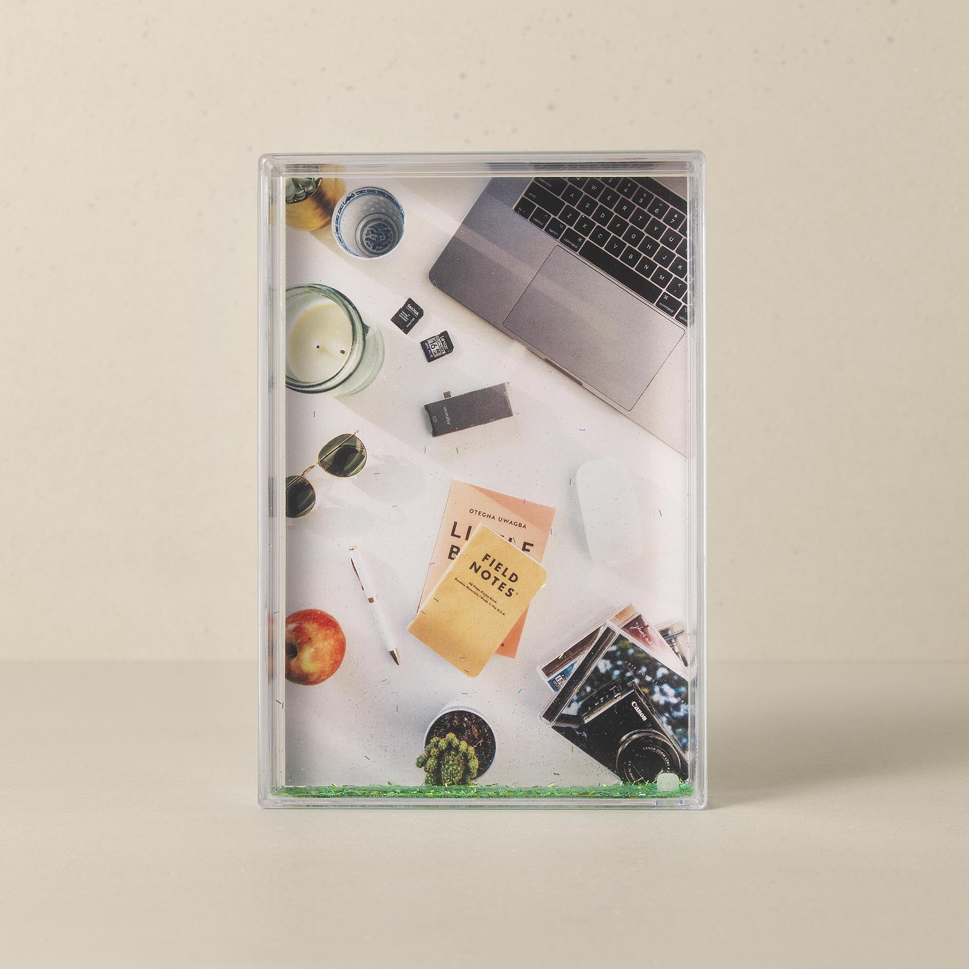 WB-1006P - RECTANGLE GLITTER FRAME S