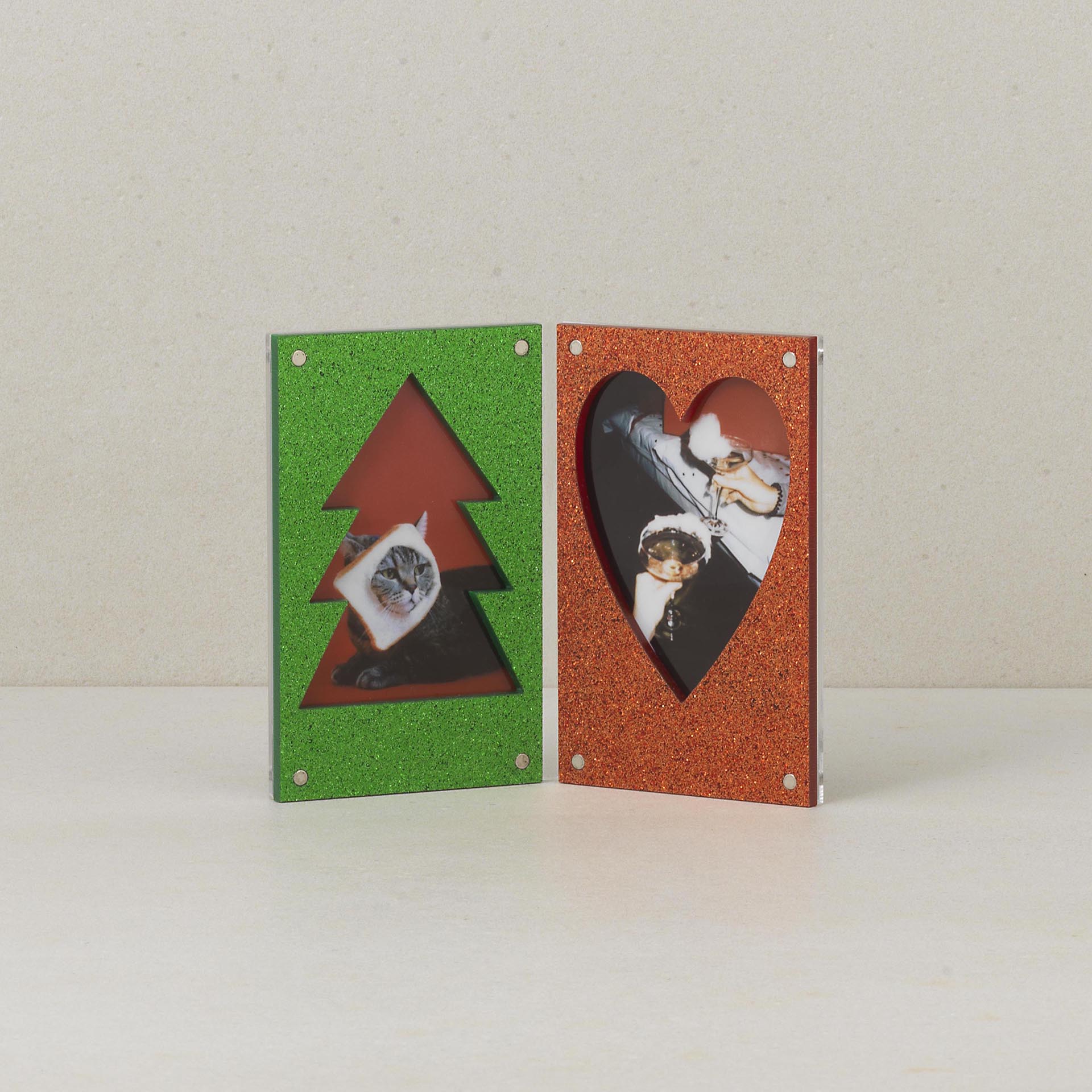 WB-2111M XMAS - Two-Tone Instax Double Frame
