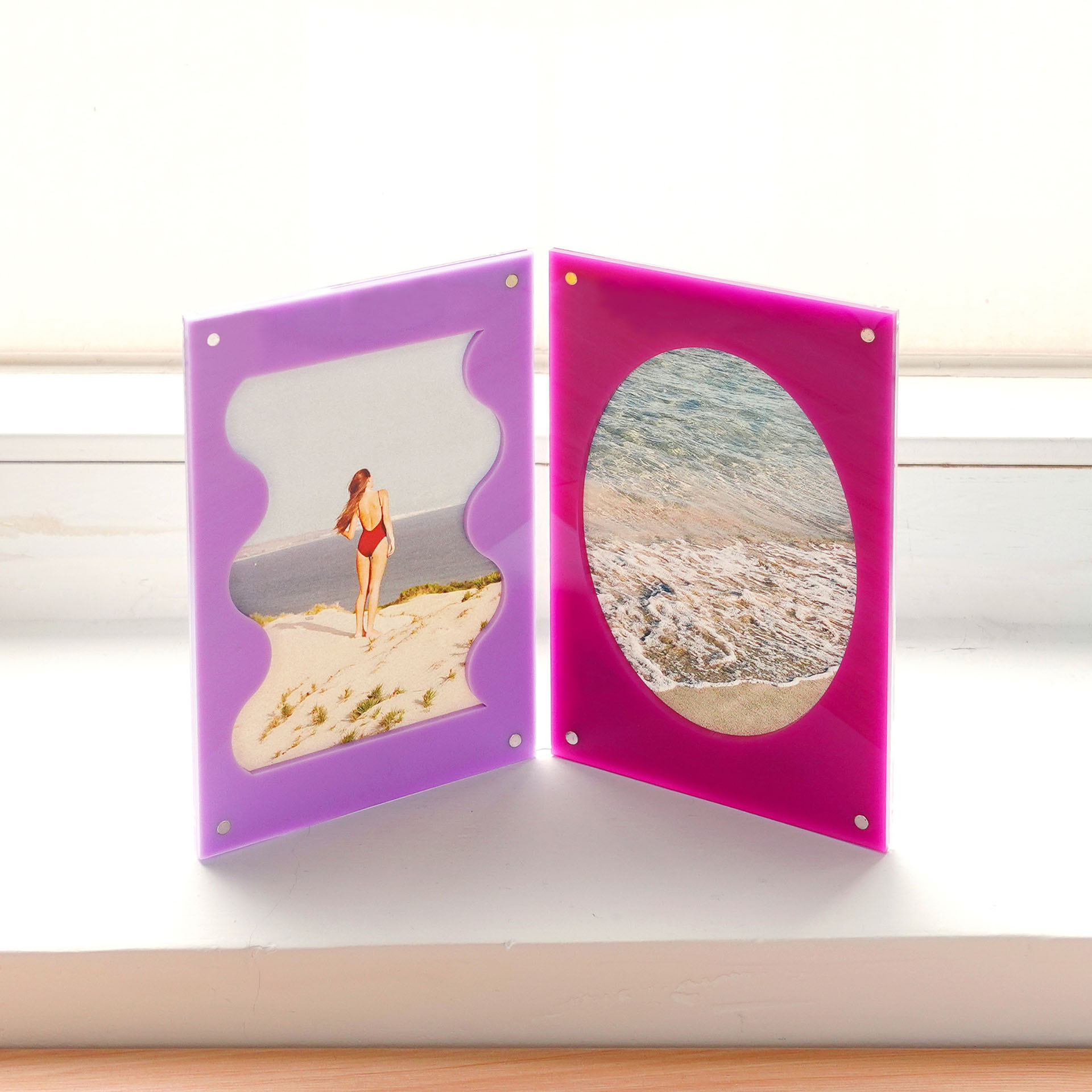 WB-2201M - Two-Tone 4X6” Double Frame