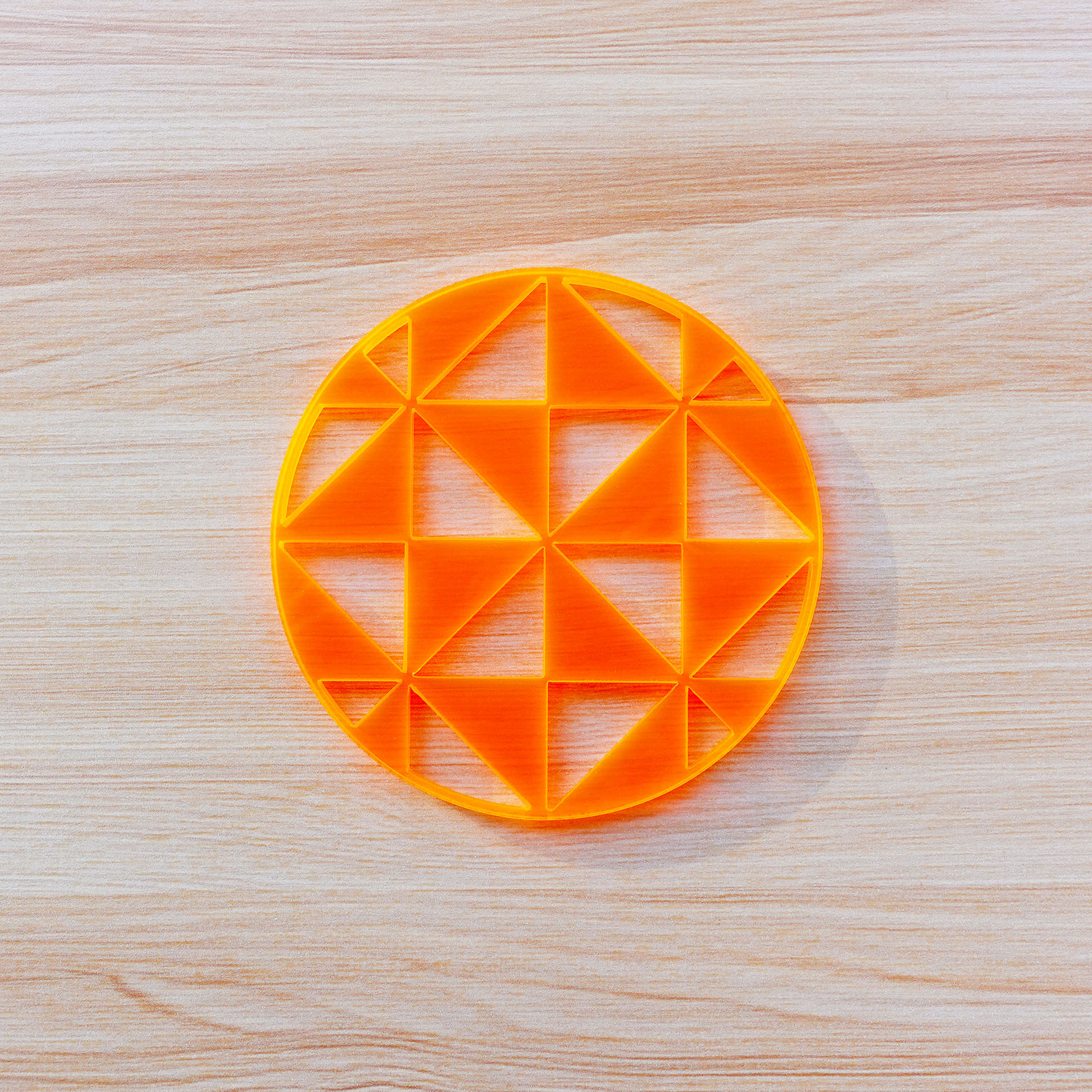 WB-2326 - Coaster & Vase Frog Lid (Geometric)